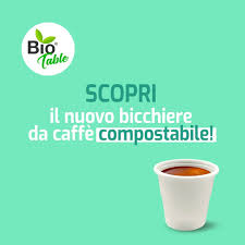 BIO TABLE BICCHIERE CAFFE' CC.80x50